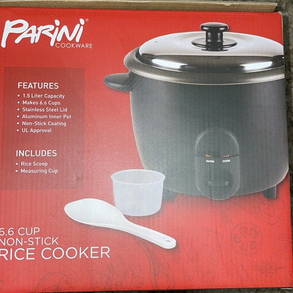 Parini Cookware Kitchen New 66 Cup Non Stick Rice Cooker Poshmark